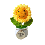 Crochet Sunflower Plant
