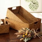 Seagrass Straw and Wicker Basket